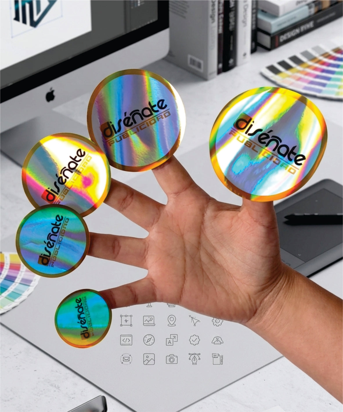 STICKER  HOLOGRAFICO